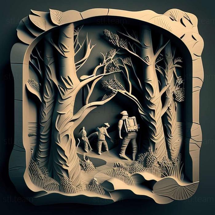 3D модель Игра Через лес (STL)